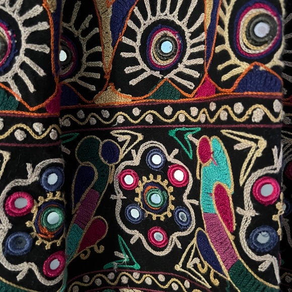 Skirt Hand-Embroidered Drawstring Matte - Picture 14 of 15